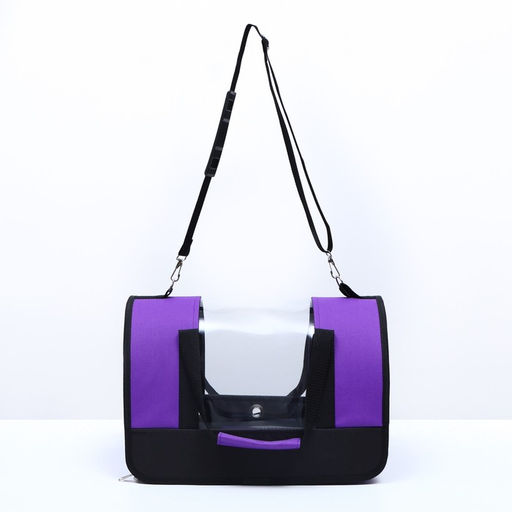 Сумка-переноска с окном Панорамная, 40 х 25 х 27 см, фиолетовая - Simaland фото 2