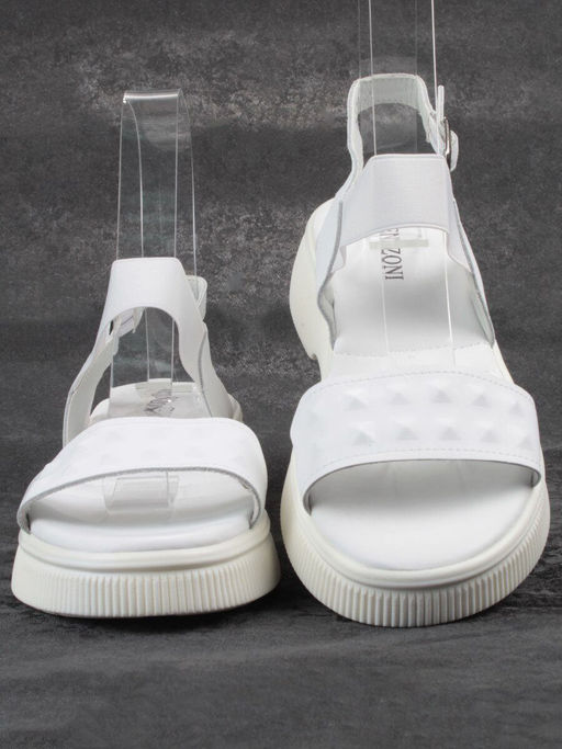 08-PEL211-1 WHITE Босоножки женские (натуральная кожа) - Фабричный китай фото 8