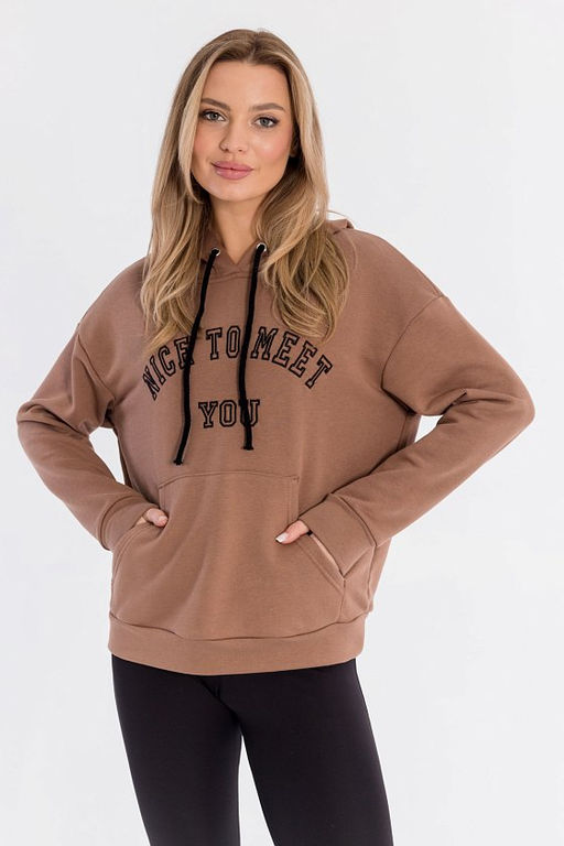 Толстовка М323135ВШб Коричневый - Елена фото 5