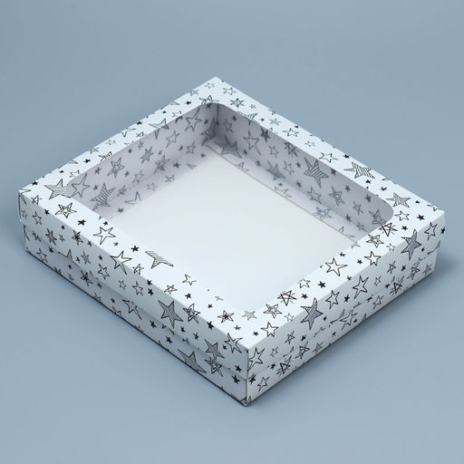 Коробка подарочная Звёзды, 23.5 20.5 5.5 см - Дарите счастье фото 3