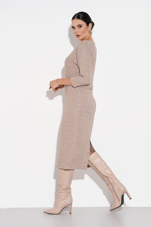 Платье Foxy Fox 1481 бежевый  фото 5