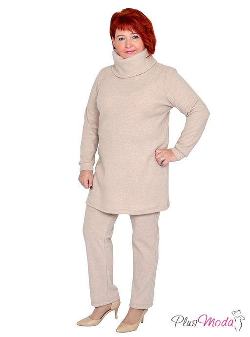 Свитер Модель №1432 размеры 44-84 - Plusmoda фото 5