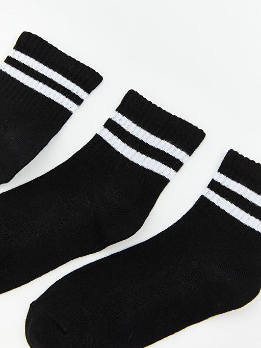 ?izgili Erkek ?ocuk Soket ?orap 3l?