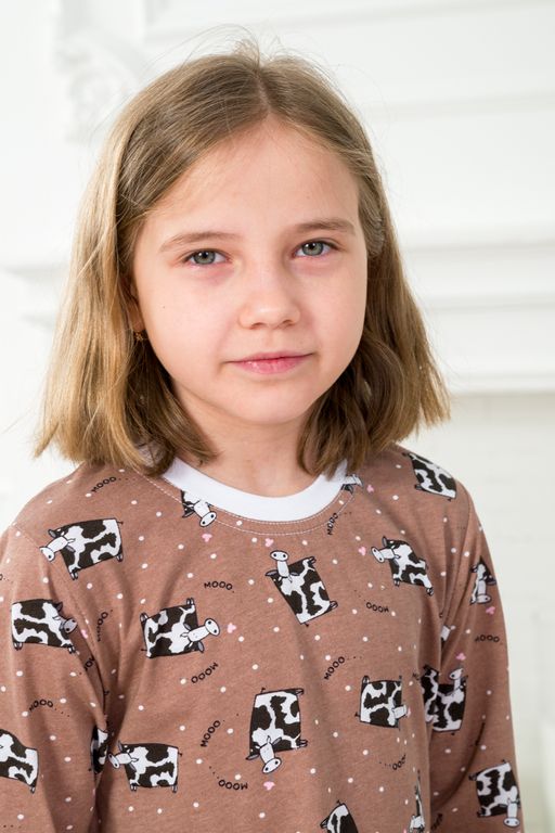 Пижама детская из джемпера и брюк из кулирки Коровы - Амадэль фото 8