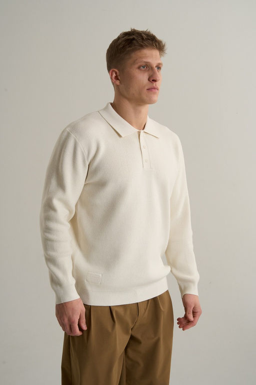 Свитер Серо-белый COMMUTE Sweater - Anta фото 2