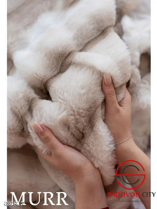 Плед мягкий в комплекте с сумкой