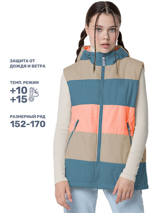 ЖИЛЕТ 9м7424 кешью - Nikastyle фото 11