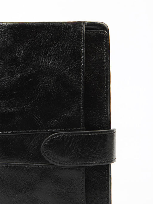 LACCOMA клатч V165-5-38-черный натуральная кожа