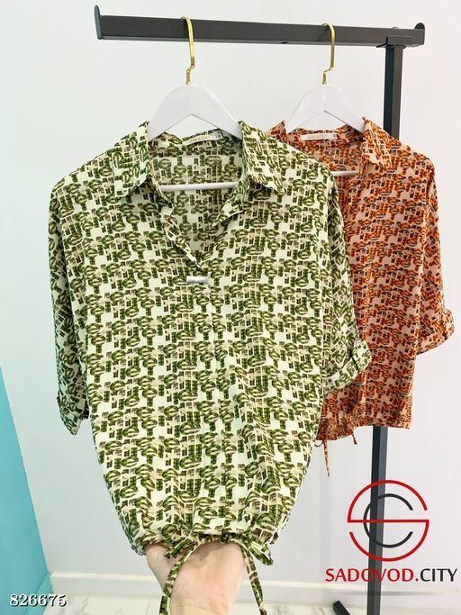 Рубашка женская с принтом