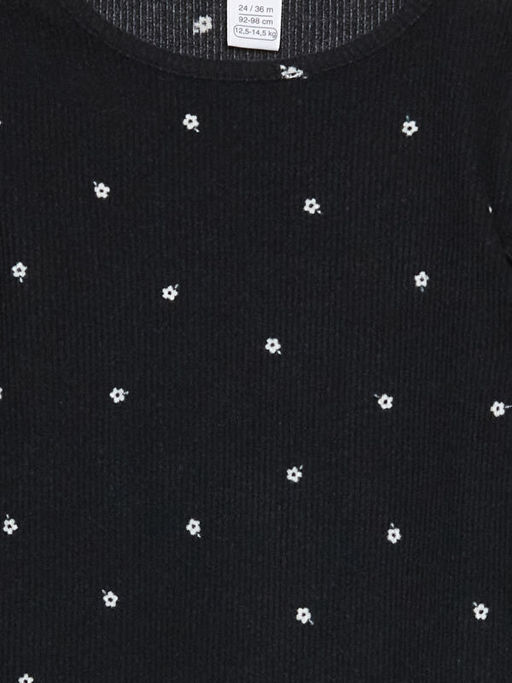 Bisiklet Yaka Bask?l? K?z Bebek Bluz ve Tayt 2li Tak?m - Waikiki фото 3