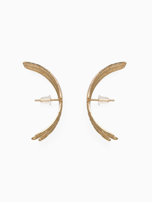 Серьги металл Трио объёмные, цвет золото - Qf фото 2