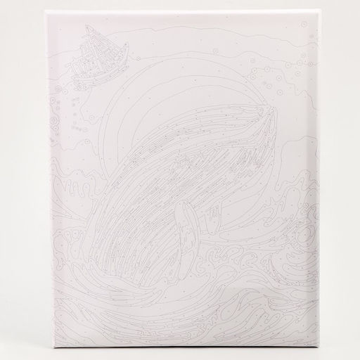 Картина по номерам с золотой краской Кит в океане, 40 50 см - Школа талантов фото 4