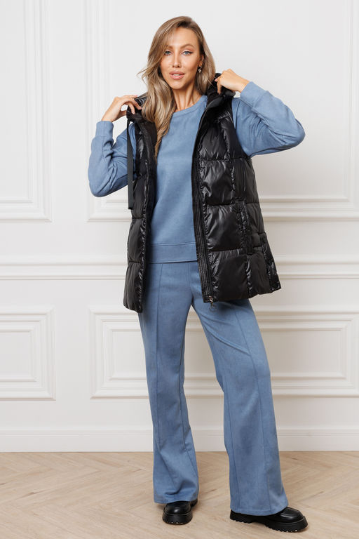 Костюм замшевый брючный 43043