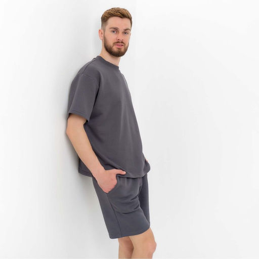 Футболка мужская MIST Men&apos;s casual размер 56, графитовый