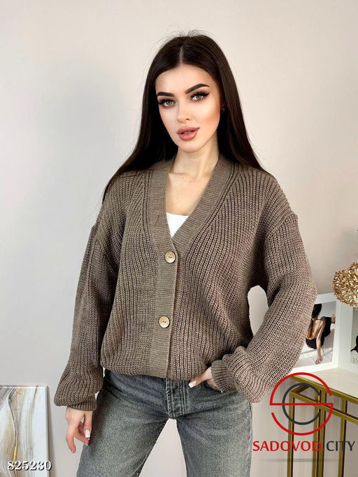 Кардиган вязаный на пуговицах