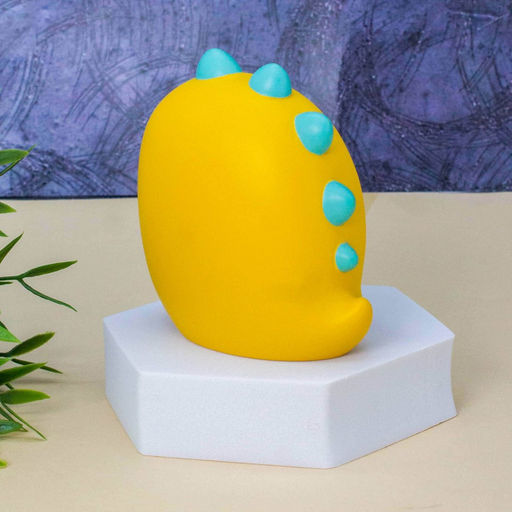 Ночник Baby dino, yellow (10 см), пластик