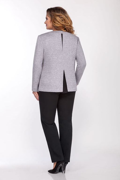 Джемпер Элль стиль 2024/1а серый  фото 3