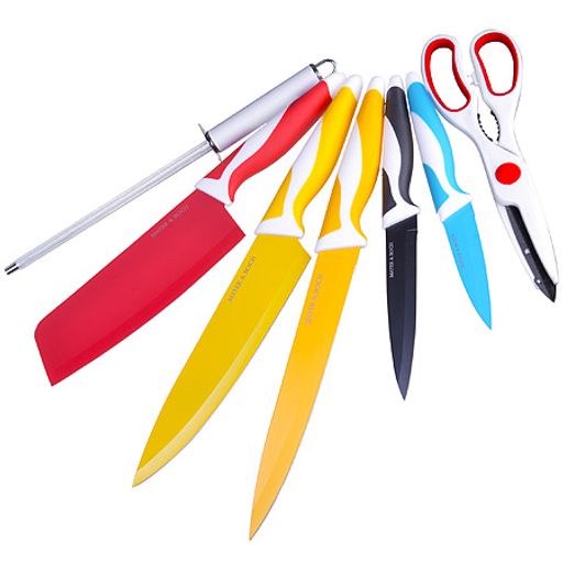 24200 Набор ножей 8 предметов полувеер МВ (х6) - Mayer&boch фото 2