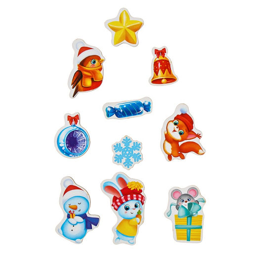 Головоломка. Липучки Наряди ёлочку - Лесная мастерская фото 13