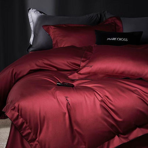 КПБ Mency Winni Mark Cross Бархатный сатин MENWMC009 2 спальный