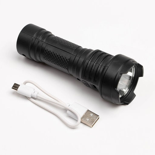 Фонарь ручной аккумуляторный, 800 мАч, 3 Вт, LED, 3 режима, USB - Simaland фото 3