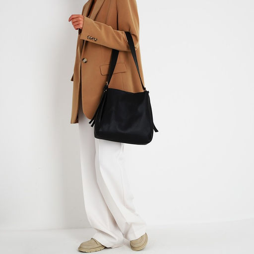 Сумка-тоут на магните, цвет чёрный - Simaland фото 3