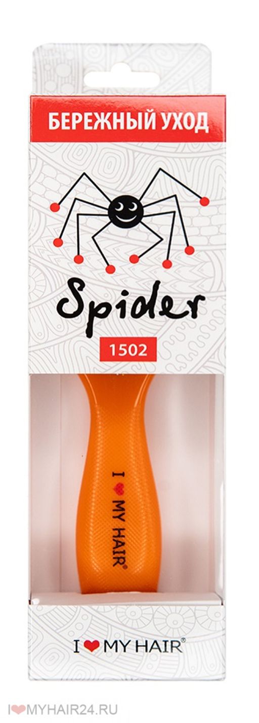 ILMH Spider 1502L Щетка для бережного распутывания волос, 23 см - I love my hair фото 9