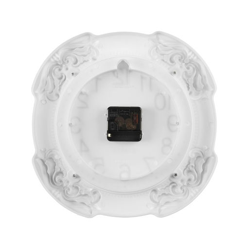 Часы настенные интерьерные "Прага", d-30 см, белые