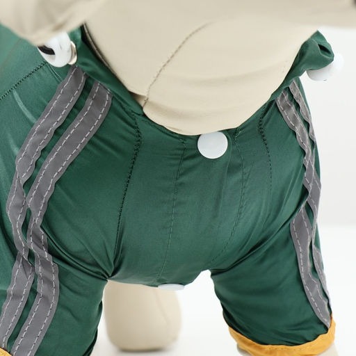 Комбинезон для собак, демисезонный, размер M (ДС 25-27, Ог 35-37, ОШ 27-29 см), зелёный - Simaland фото 10