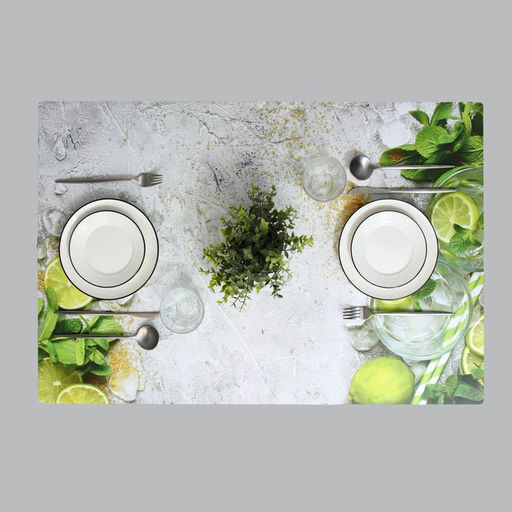 Цена за 10 шт. Салфетка сервировочная на стол «Лайм», 60×90 см