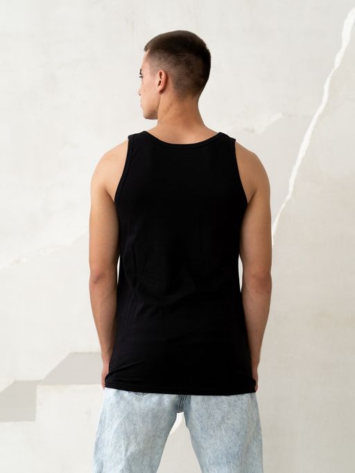 Майка хлопок 100%,черная - Binita фото 7