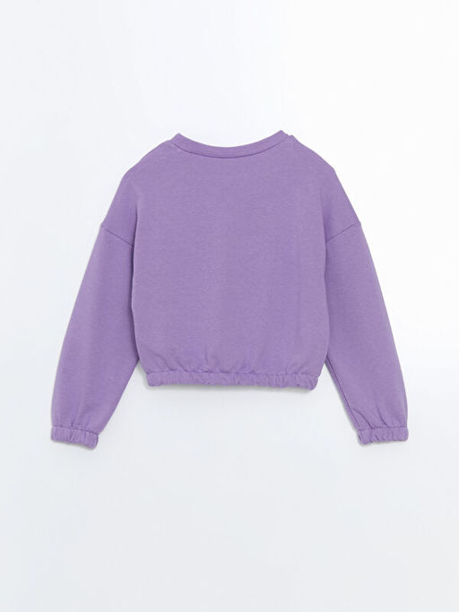 Bisiklet Yaka K?z ?ocuk Kal?n Sweatshirt - Waikiki фото 3