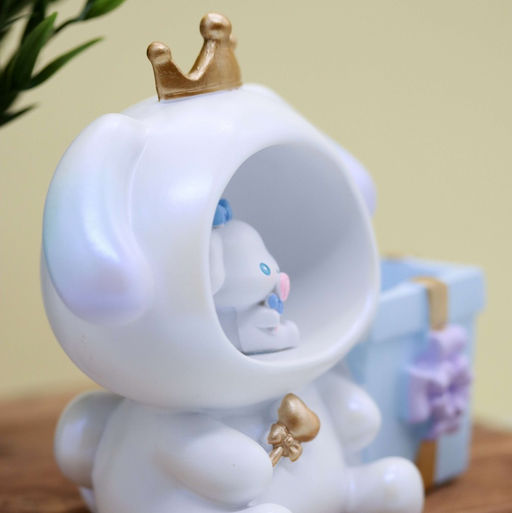 Ночник - подставка для канцелярских принадлежностей Bunny princess, blue (17 см), пластик