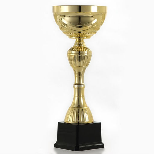 Кубок 134B, наградная фигура, золото, подставка пластик, 31.3×11.8×9.2 см.