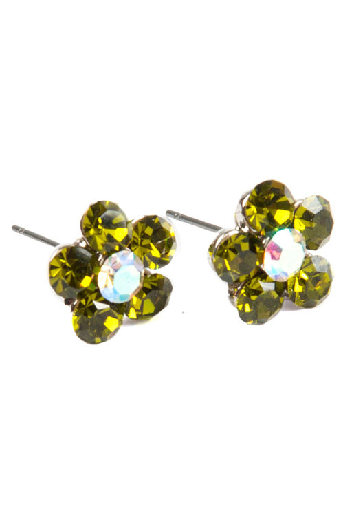 Серьги-гвоздики Цветочек SK7815