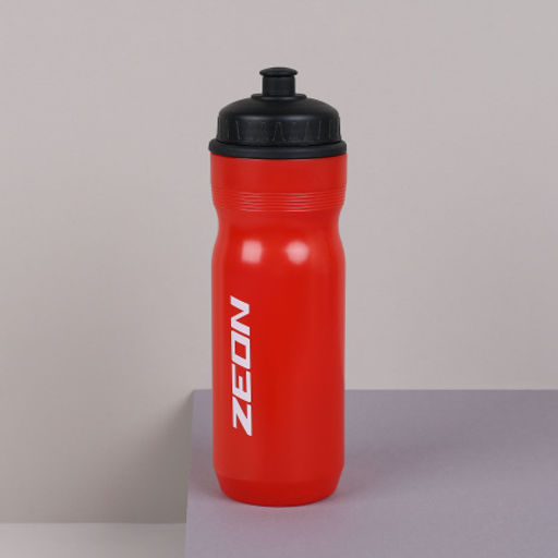 Бутылка для воды велосипедная ZEON WB066 силиконовый клапан, пищевой hi-quality PP, 750ML цвет red/уп100 - Галеонтрейд фото 3