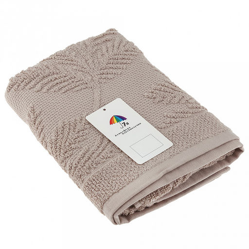 Полотенце махровое "Экзотика" 50х90см, хлопок 100%, льняной (Китай)