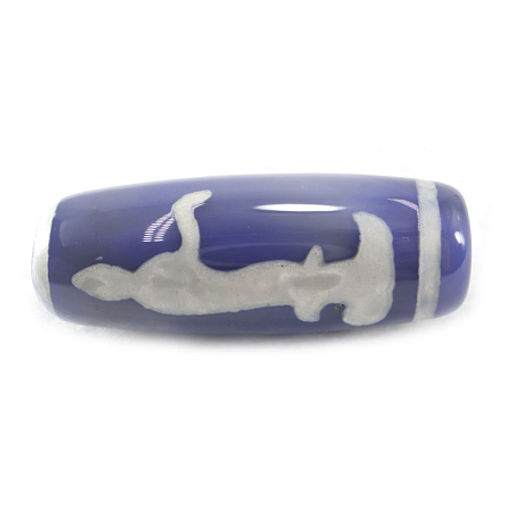 Бусина Дзи с Буддой уп-2шт символизирует защиту и достижение цели