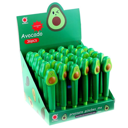 Цена за 36 шт. Ручка Авокадо, синие чернила - Simaland фото 6