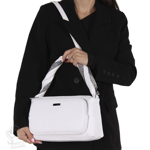 Сумка женская  2241 white Velina Fabbiano-Safenta в Новосибирске