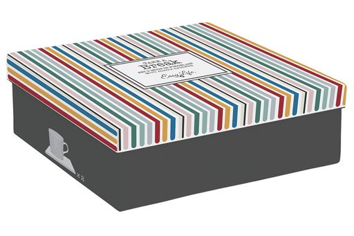 Набор кружек Время отдыха, красная, серая, 0,38 л, 2 шт - Easy life фото 5