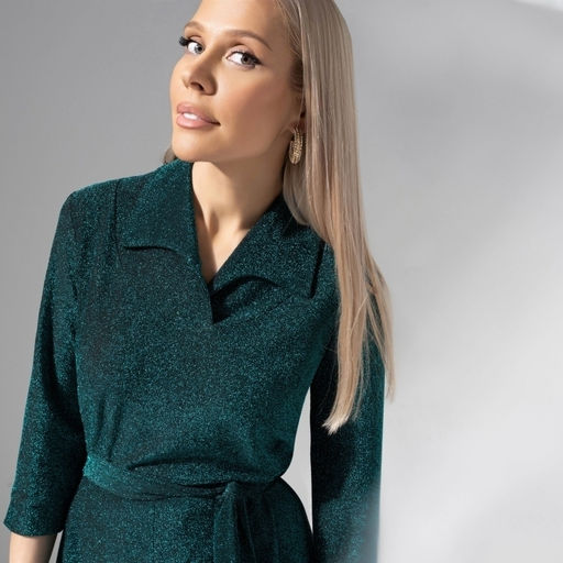 Платье свободного силуэта Модная реализация (new с поясом) - Charutti фото 3