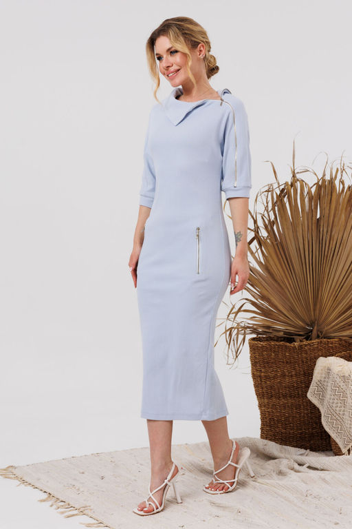 Платье AMORI 9853 голубой  фото 4