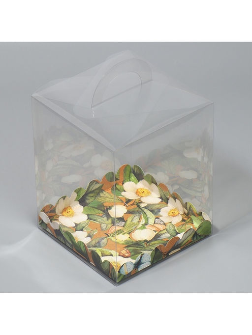 Цена за 5 шт. Коробка кондитерская, сундук, упаковка, «Ты моё счастье», 14×14×18 см