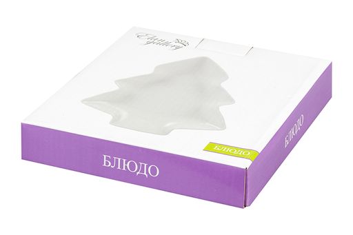 Блюдо 700 мл 30*25*3,5 см Елочка - Elan gallery фото 8