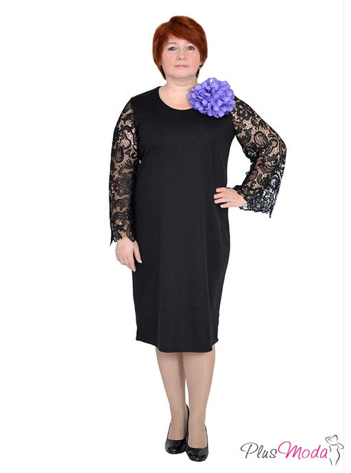 Платье Модель №214 размеры 44-80 - Plusmoda фото 4