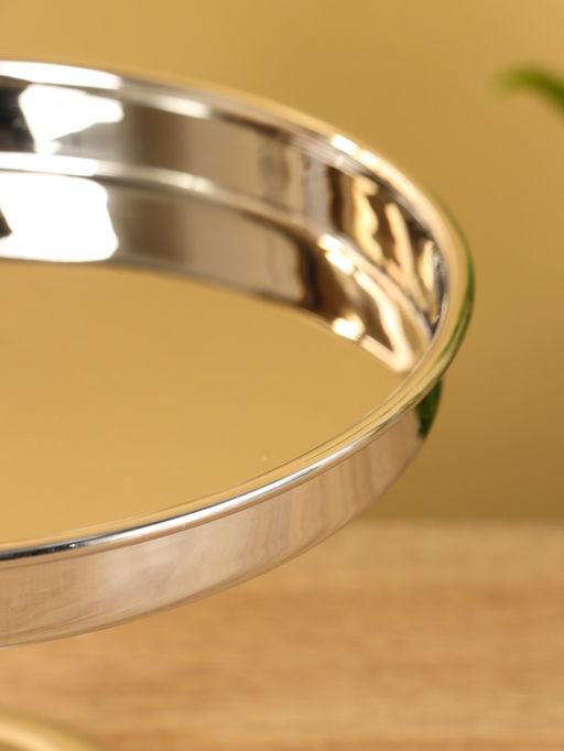 Тортовница со стеклянной крышкой, 22×18×18 см