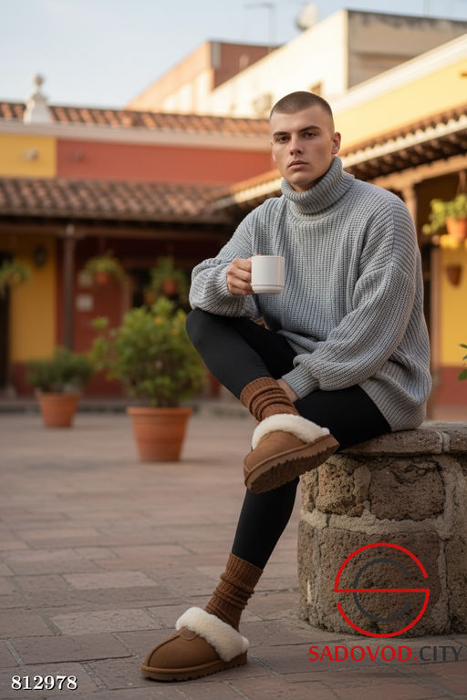 Свитер мужской вязанный