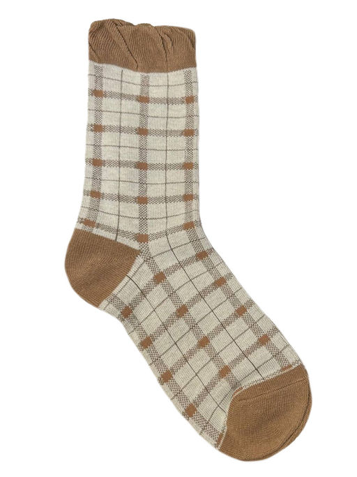 Носки р.35-40 Brown Beat Клеточка