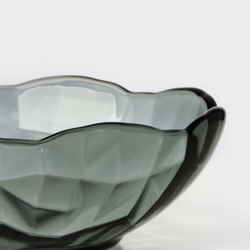 Салатник Black Diamond, 850 мл, d=20 см, стекло, серый